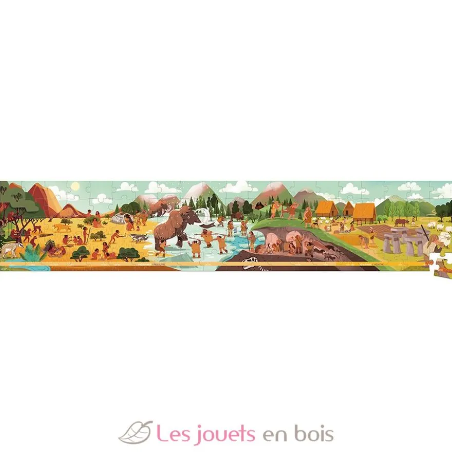 Puzzle Frise Préhistoire 100 pcs - Janod