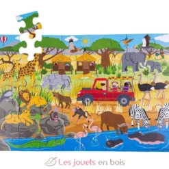 Puzzle géant Aventure africaine - Bigjigs Toys