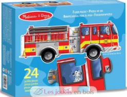 Puzzle géant camion de pompiers - Melissa & Doug