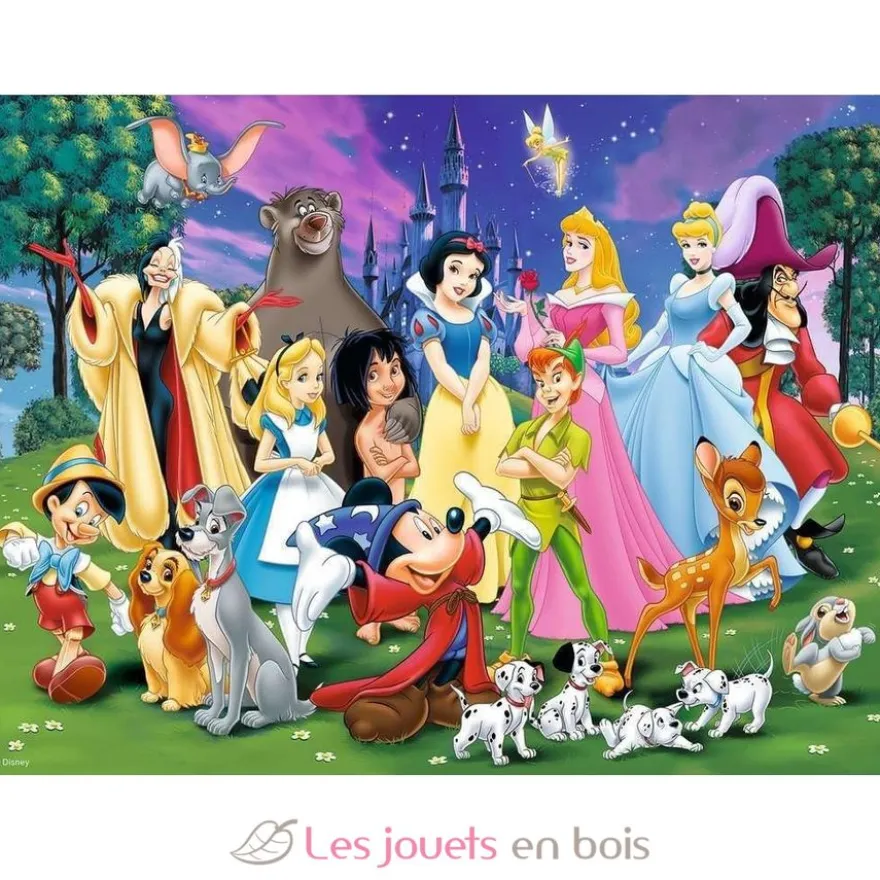 Puzzle Grands personnages Disney 200 pcs XXL - Ravensburger