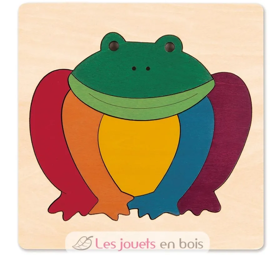 Puzzle - Grenouille arc-en-ciel - Hape Toys