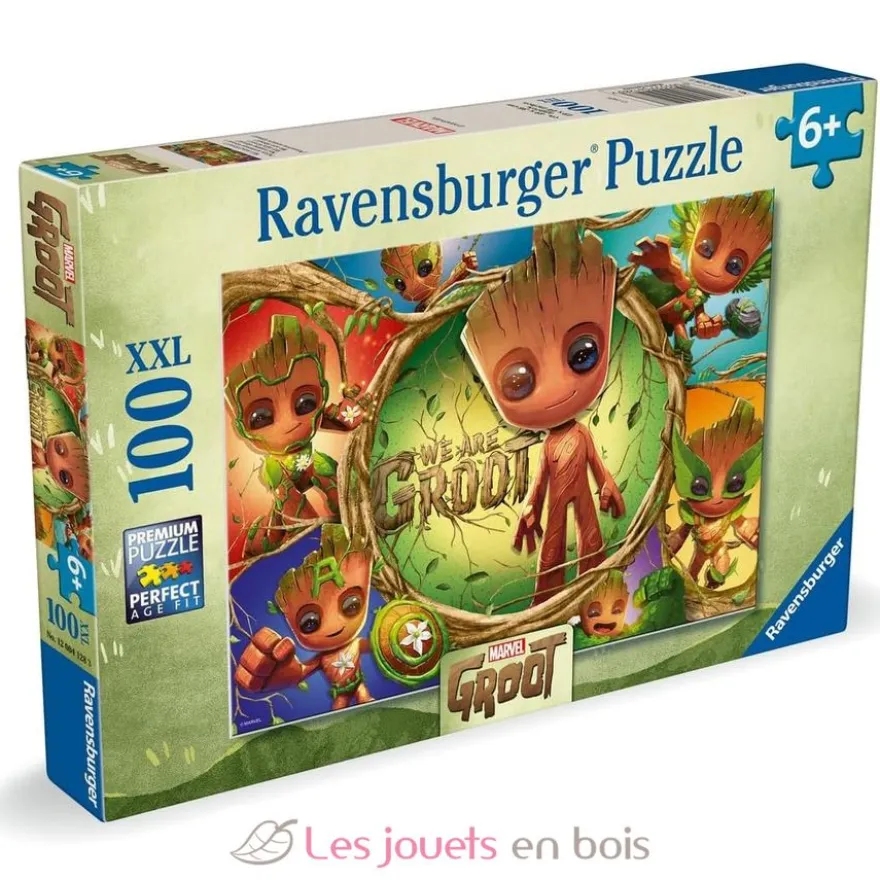 Puzzle Groot Marvel Avengers 100 pcs XXL - Ravensburger