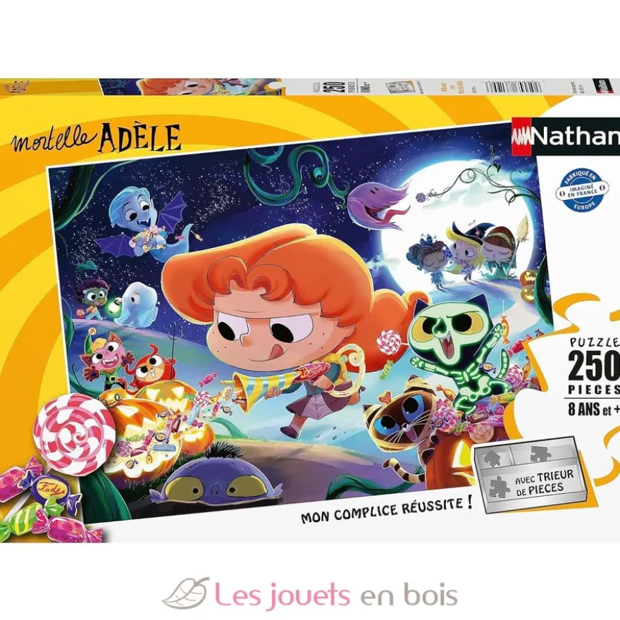 Puzzle Halloween Mortelle Adèle 250 pcs - Nathan