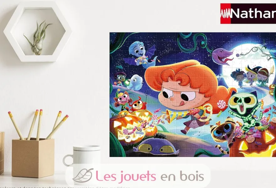 Puzzle Halloween Mortelle Adèle 250 pcs - Nathan