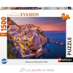 Puzzle Hameau de Manarola 1500 pcs - Nathan