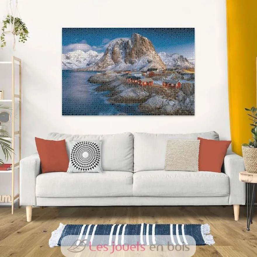 Puzzle Hamnoy Iles Lofoten 3000 pcs - Ravensburger
