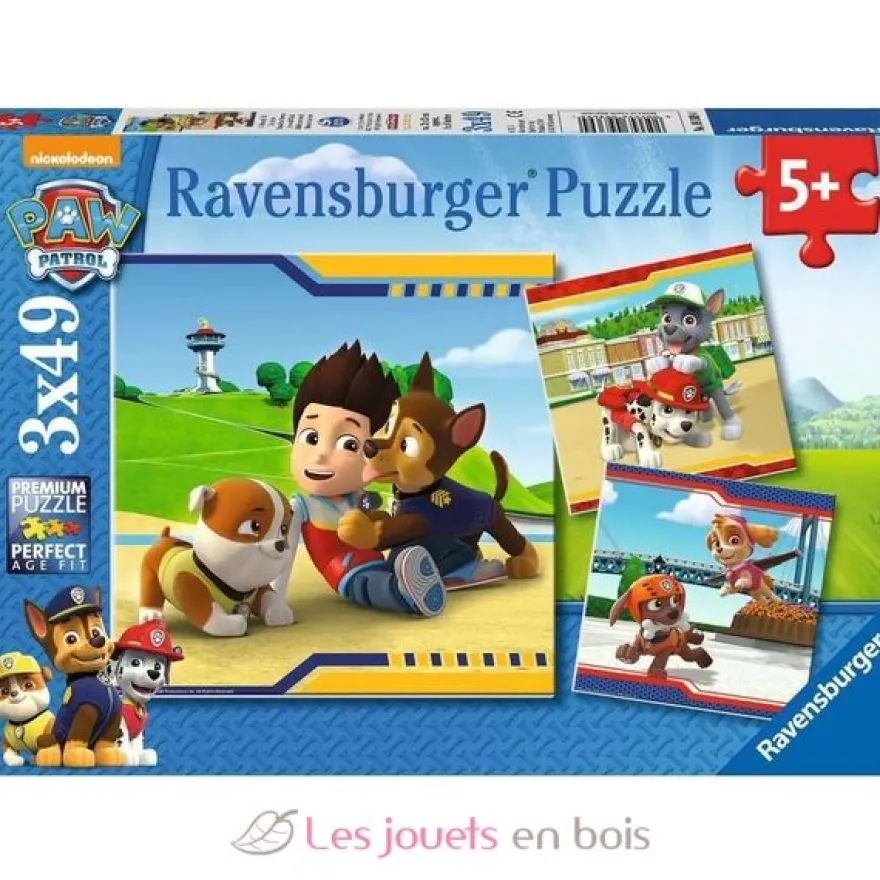 Puzzle Héros Pat'Patrouille 3x49 pcs - Ravensburger