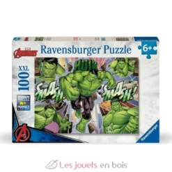 Puzzle Hulk Marvel Avengers 100 pcs XXL - Ravensburger