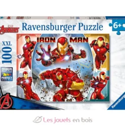 Puzzle Iron Man Marvel Avengers 100 pcs XXL - Ravensburger