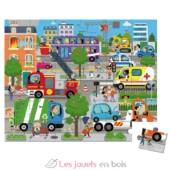 Puzzle Janod 36 pièces City