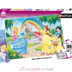 Puzzle Jardin des princesses Disney 100 pcs - Nathan