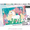 Puzzle Jolie licorne 45 pcs - Nathan