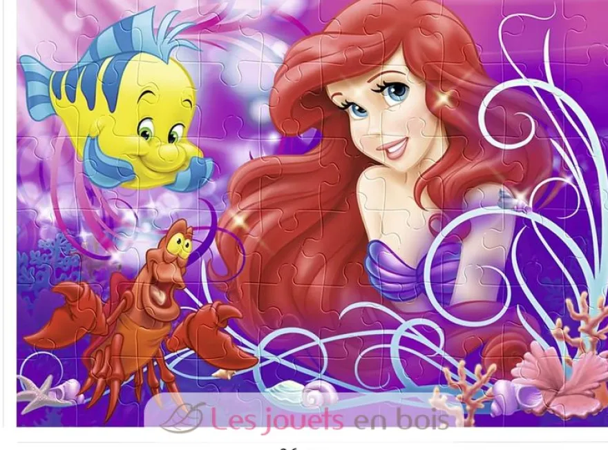 Puzzle Jolie petite sirène Ariel 60 pcs - Nathan