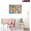 Puzzle Jolis souvenirs Disney 1500 pcs - Nathan