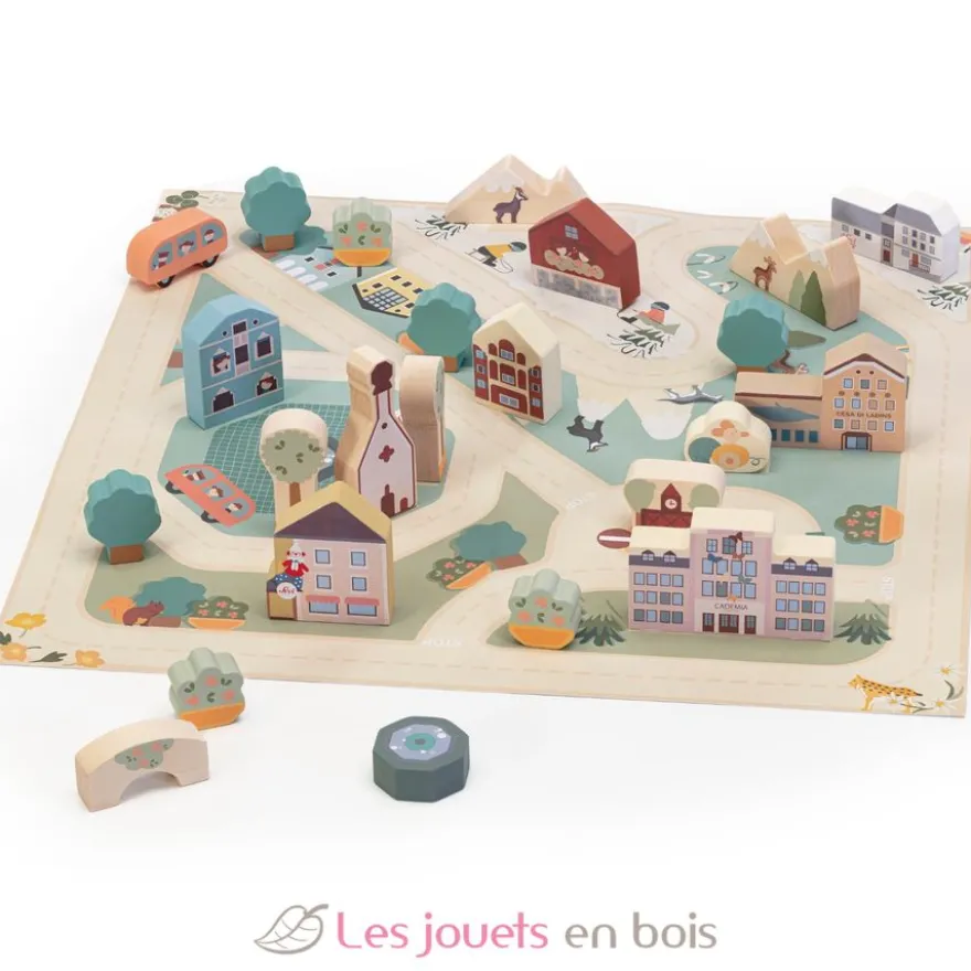 Puzzle à jouer Village des Alpes - Sevi