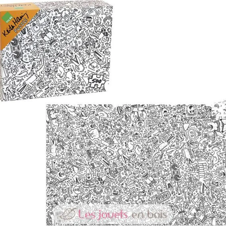 Puzzle Keith Haring 500 pièces - Vilac