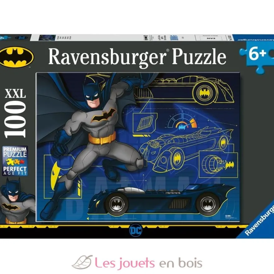 Puzzle La Batmobile Batman 100 pcs XXL - Ravensburger