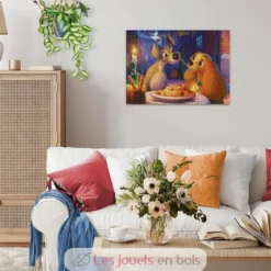 Puzzle La Belle et le Clochard 1000 pièces - Ravensburger