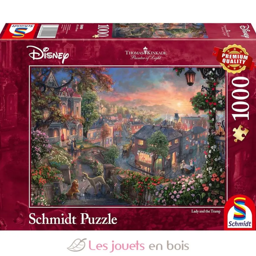 Puzzle La Belle et le Clochard 1000 pcs - Schmidt Spiele