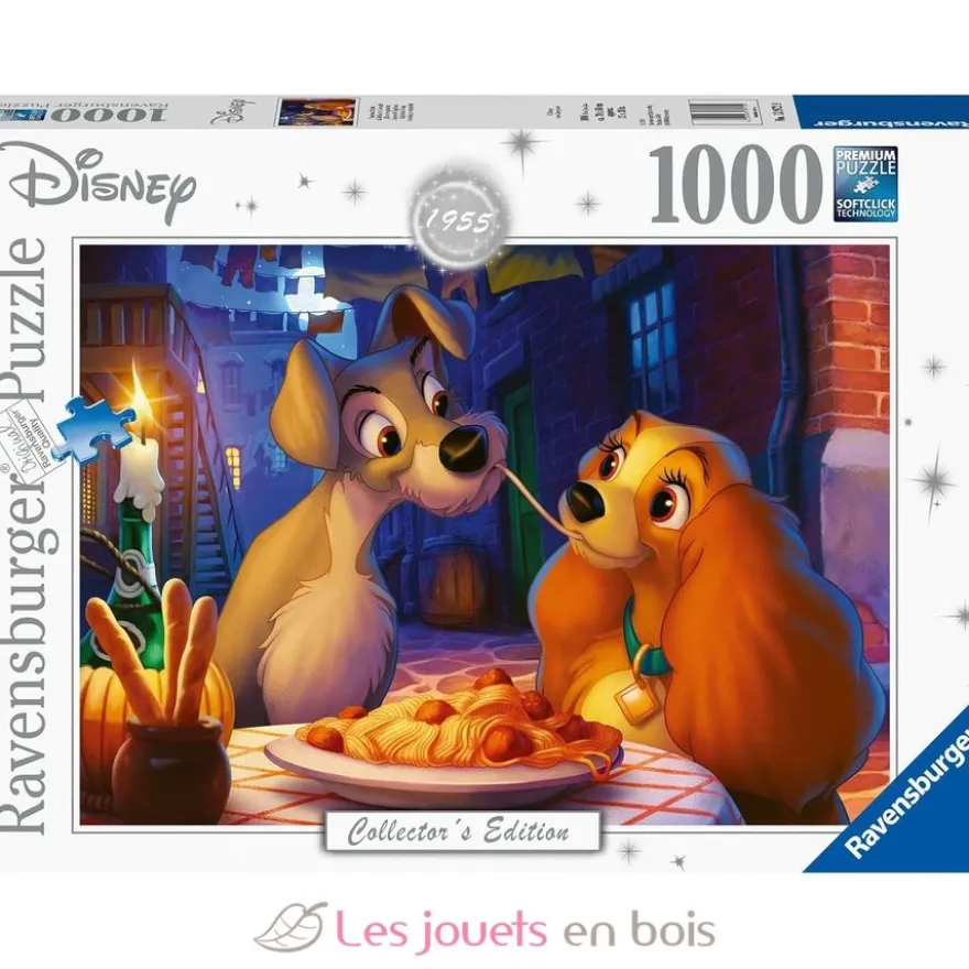Puzzle La Belle et le Clochard 1000 Pcs - Ravensburger