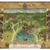 Puzzle La carte de Poudlard 1500 pcs - Ravensburger