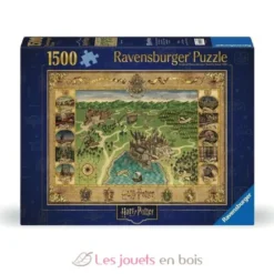 Puzzle La carte de Poudlard 1500 pièces - Ravensburger