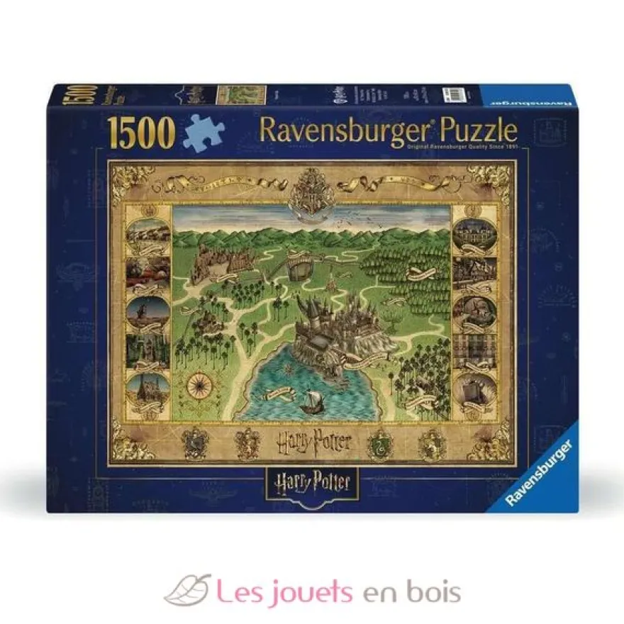 Puzzle La carte de Poudlard 1500 pièces - Ravensburger