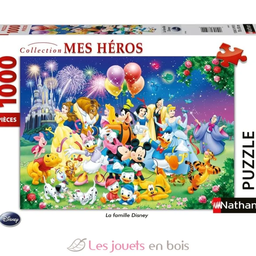Puzzle La Famille Disney 1000 pcs - Nathan