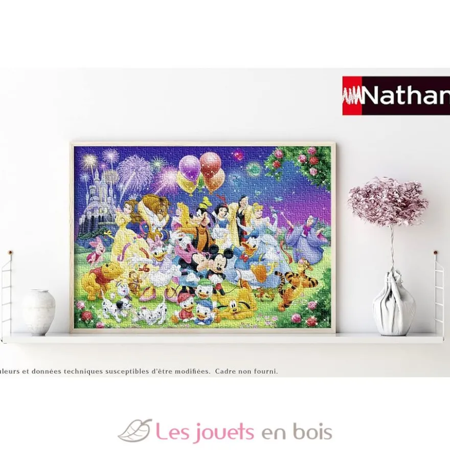 Puzzle La Famille Disney 1000 pcs - Nathan
