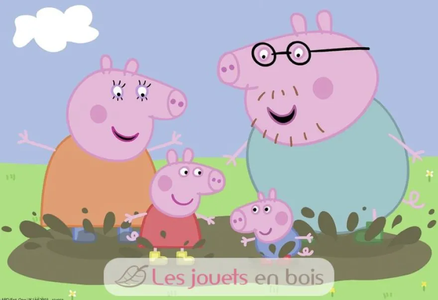 Puzzle La famille Peppa Pig 2x24 pcs - Ravensburger