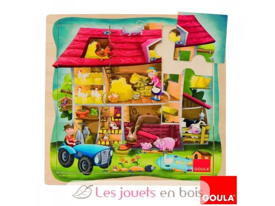 Puzzle la ferme - Goula