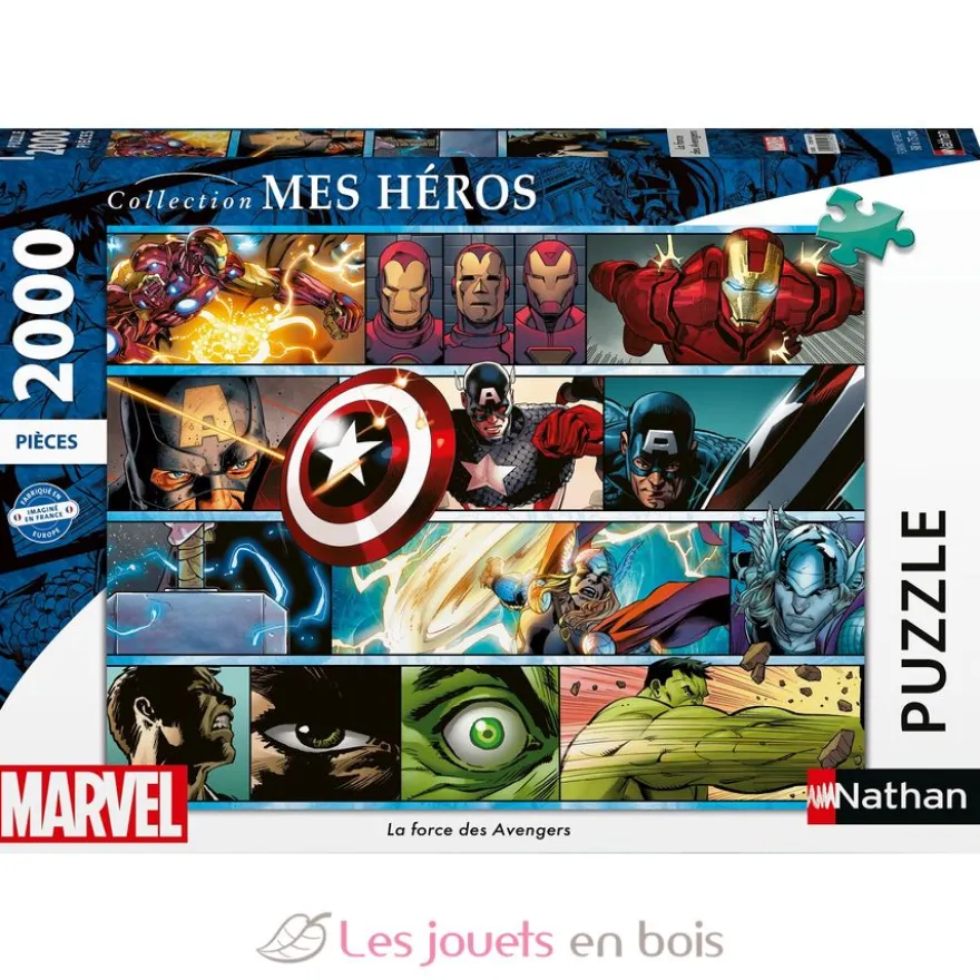 Puzzle La force des Avengers 2000 pcs - Nathan