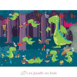Puzzle La forêt des dragons - Sassi Junior