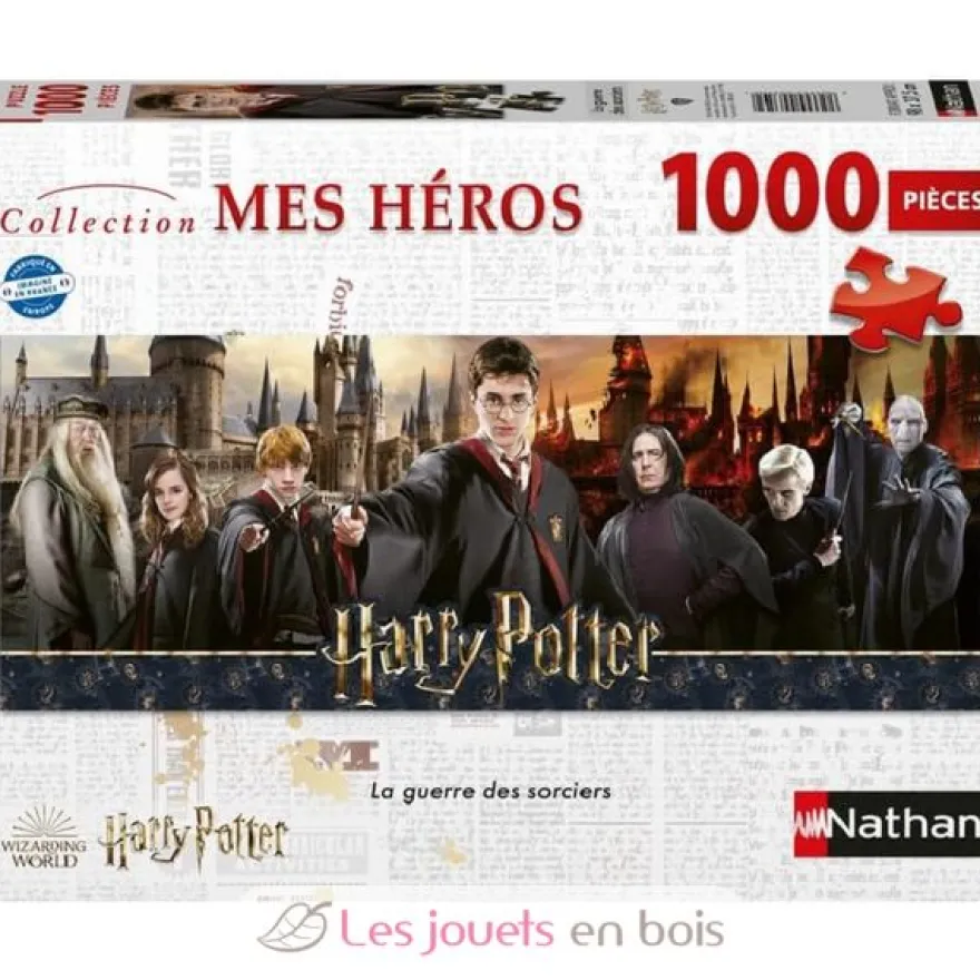 Puzzle La guerre des sorciers Harry Potter 1000 pcs - Nathan