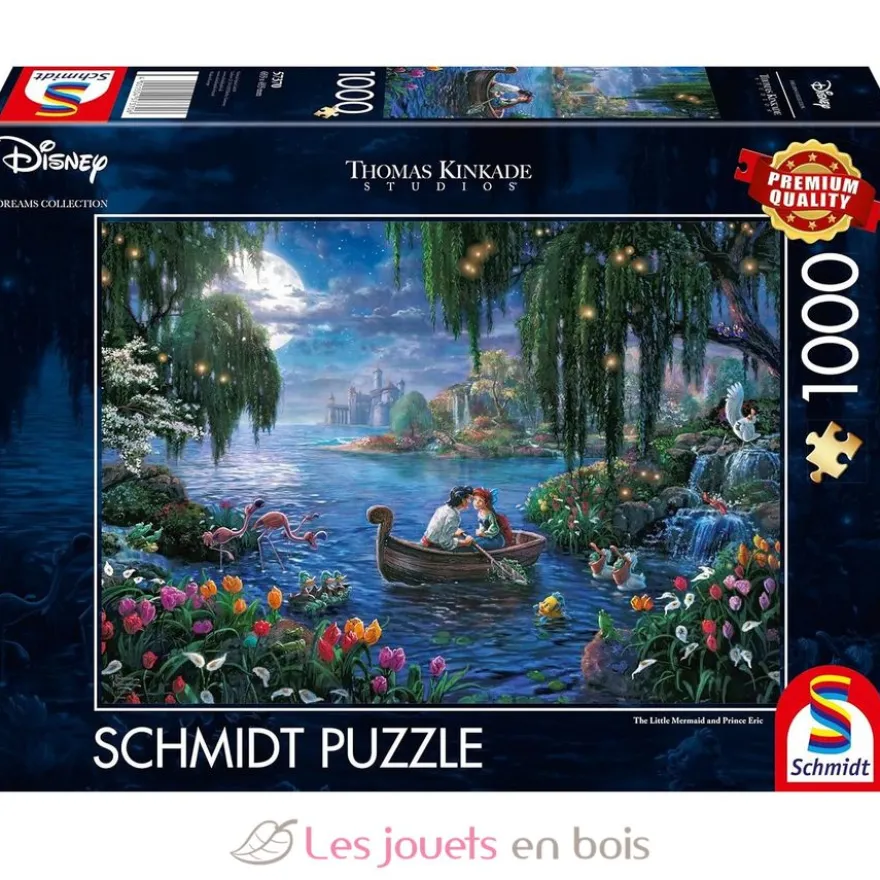 Puzzle La Petite Sirène et le Prince Eric 1000 pcs - Schmidt Spiele