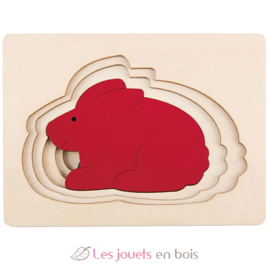 Puzzle 5 lapins en 1 - Hape Toys