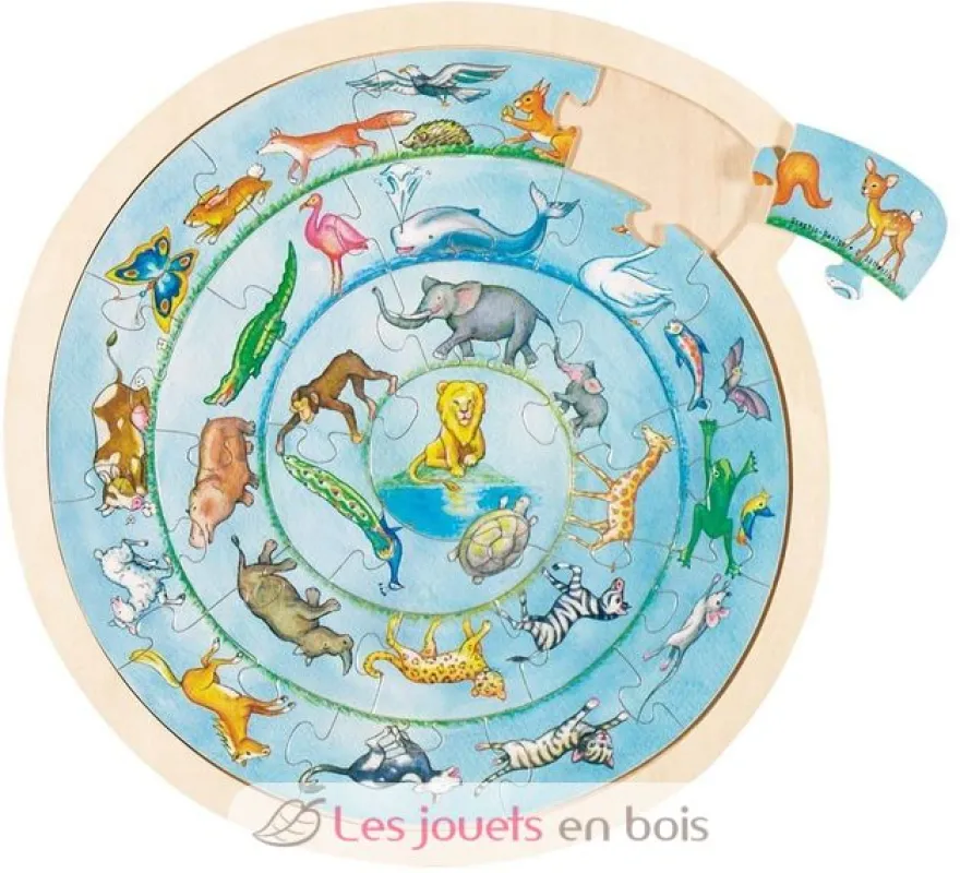 Puzzle la ronde des animaux - Goki