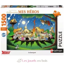 Puzzle Le banquet Astérix 1500 pièces - Nathan