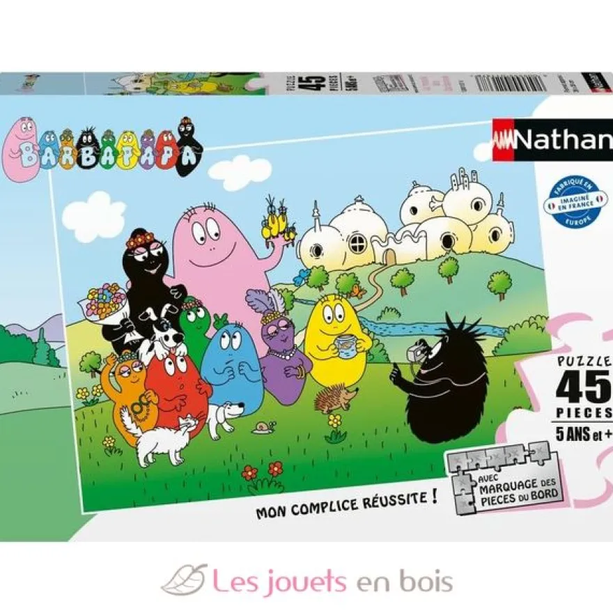 Puzzle Le monde des Barbapapa 45 pcs - Nathan