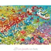 Puzzle Le monde des Smileys 500 pcs - Nathan
