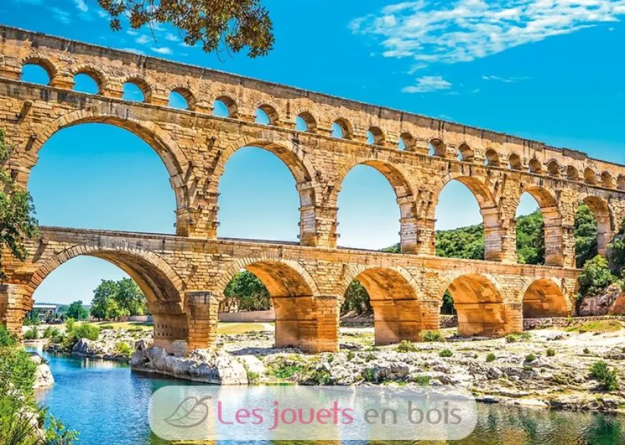Puzzle Le pont du Gard 1000 pcs - Nathan