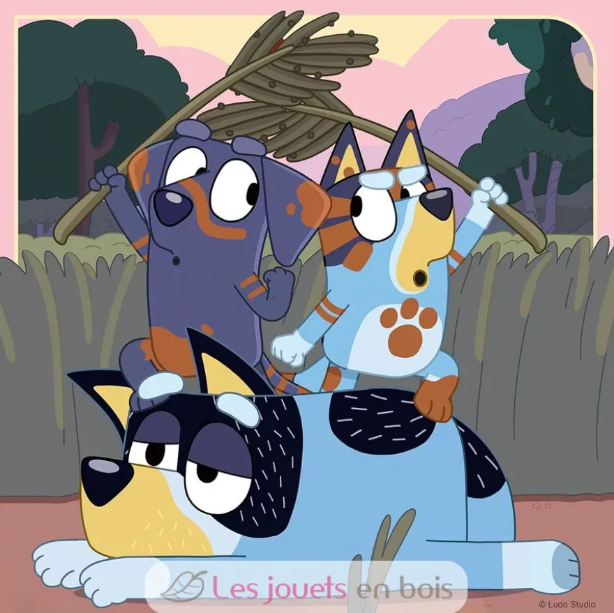 Puzzle Les aventures de Bluey 3x49 pcs - Ravensburger