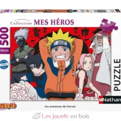 Puzzle Les aventures de Naruto 500 pièces - Nathan
