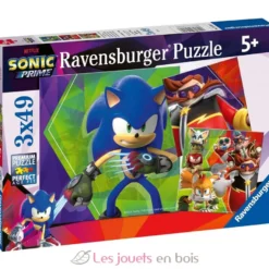 Puzzle Les aventures de Sonic 3x49 pcs - Ravensburger