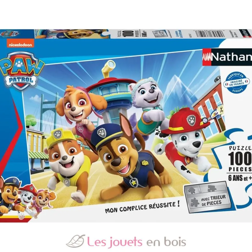 Puzzle Les aventures Pat'Patrouille 100 pcs - Nathan