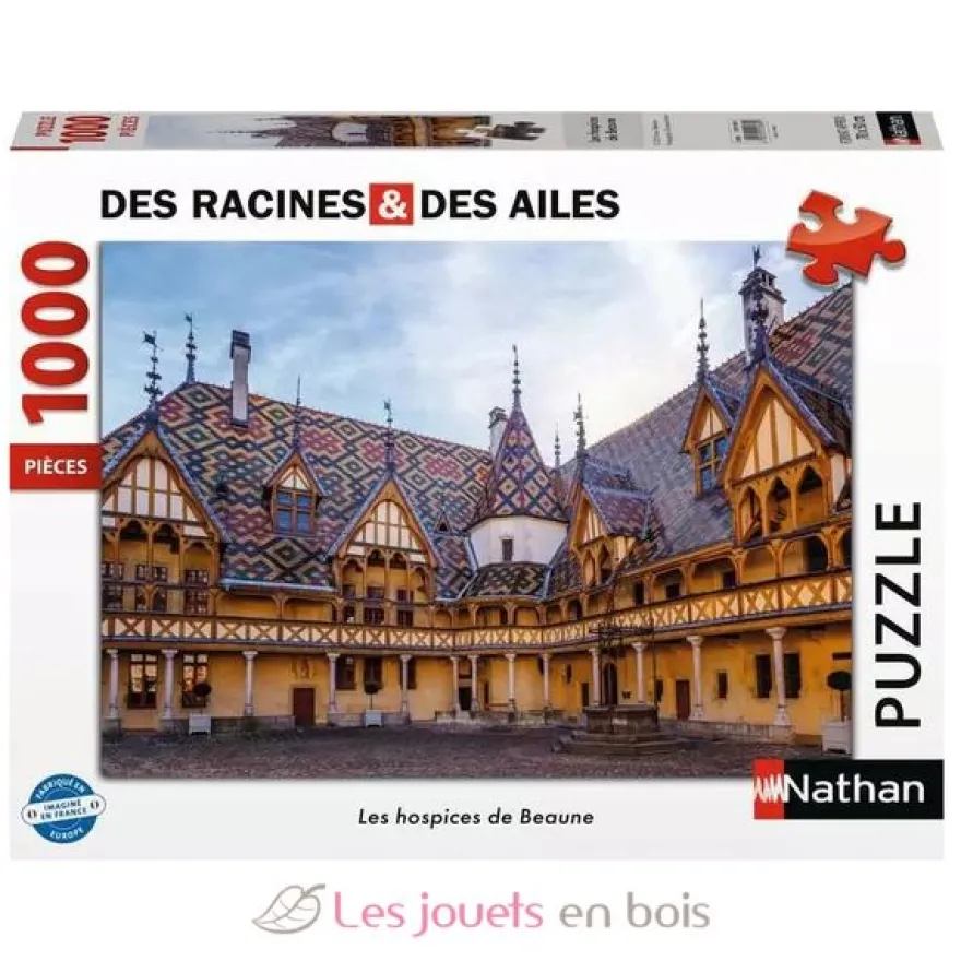 Puzzle Les hospices de Beaune 1000 pcs - Nathan