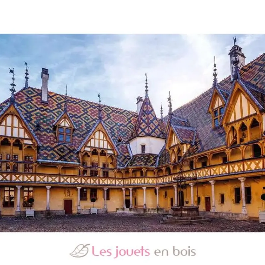 Puzzle Les hospices de Beaune 1000 pcs - Nathan
