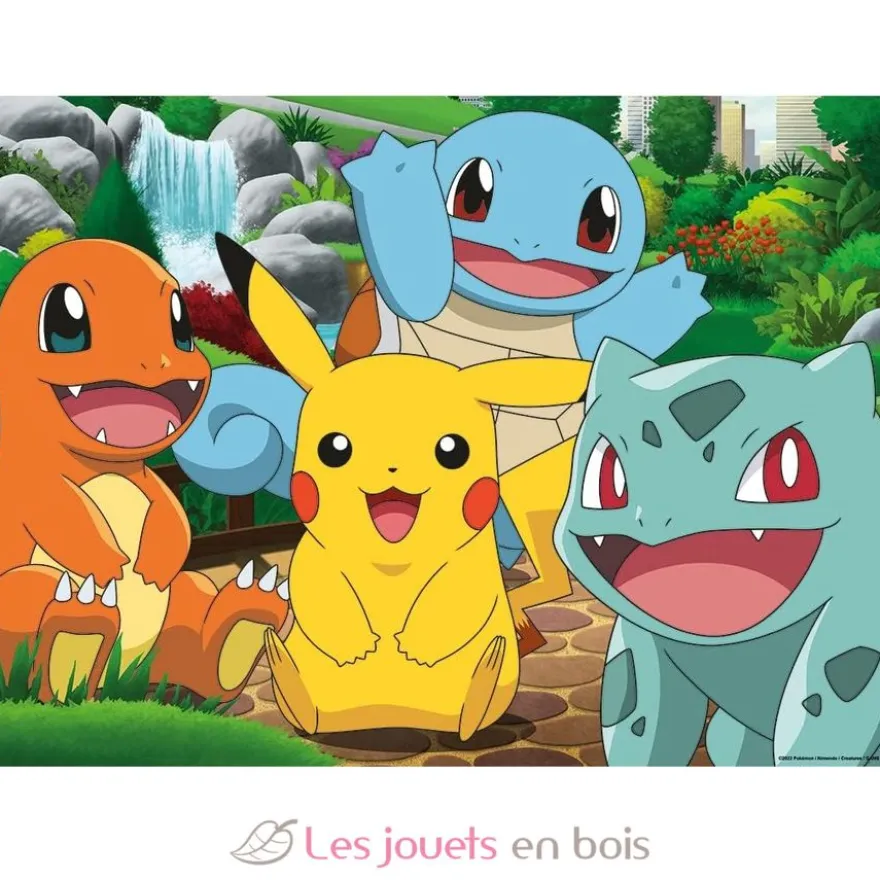 Puzzle Les Pokémon au parc 60 pcs - Nathan