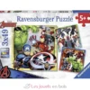 Puzzle Les puissants Avengers 3x49 pcs - Ravensburger