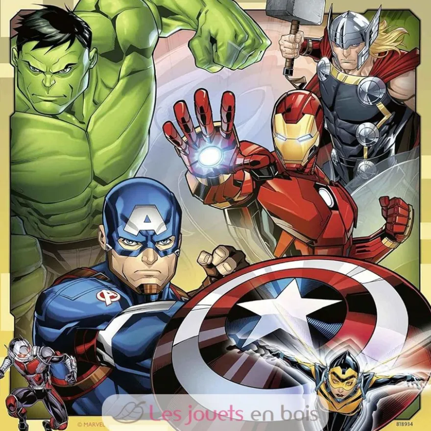 Puzzle Les puissants Avengers 3x49 pcs - Ravensburger